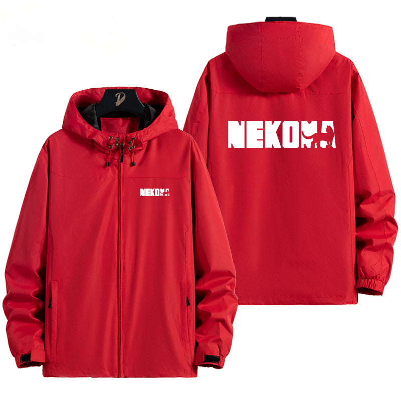 Chic Nekoma Anime Zipper Thin Jacket
