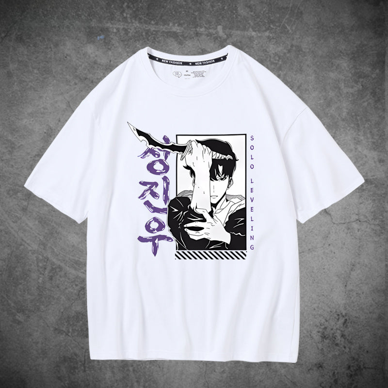 Unisex Anime Cos Cotton Short-sleeved T-shirt