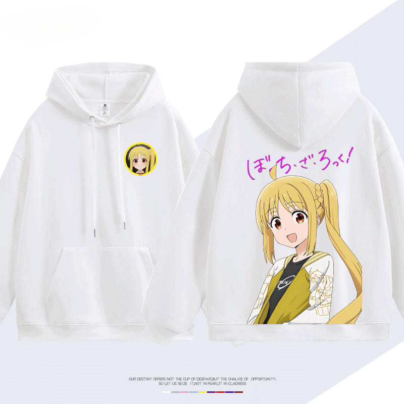 Unisex Anime Hitori Cotton Casual Hoodie