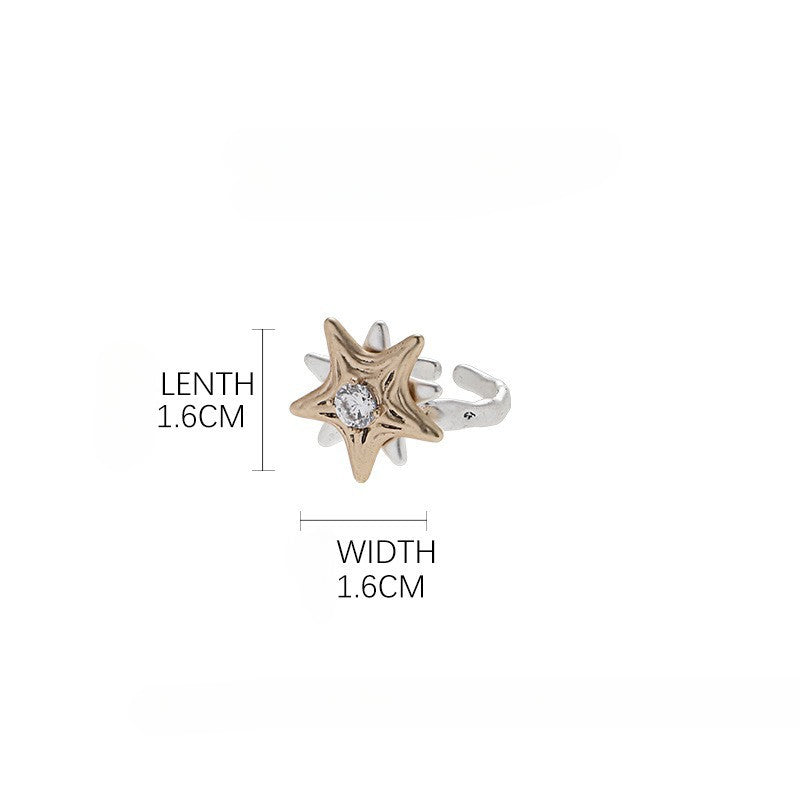 Retro Zircon Game Cos Ring