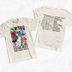 Casual The Eras Tour Printed Cotton T-shirt