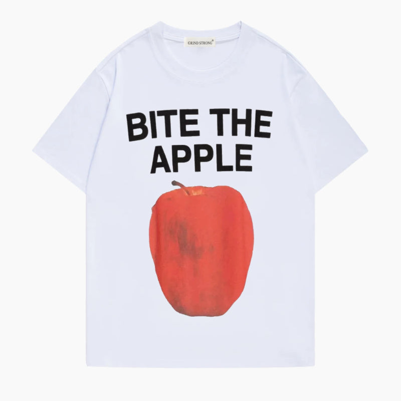 KEONHO BITE THE APPLE Short-sleeved T-shirt