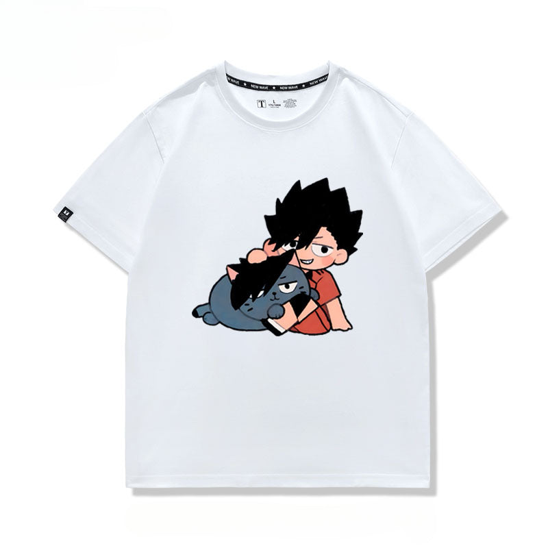 Women's Cute Anime Short-sleeved T-shirt