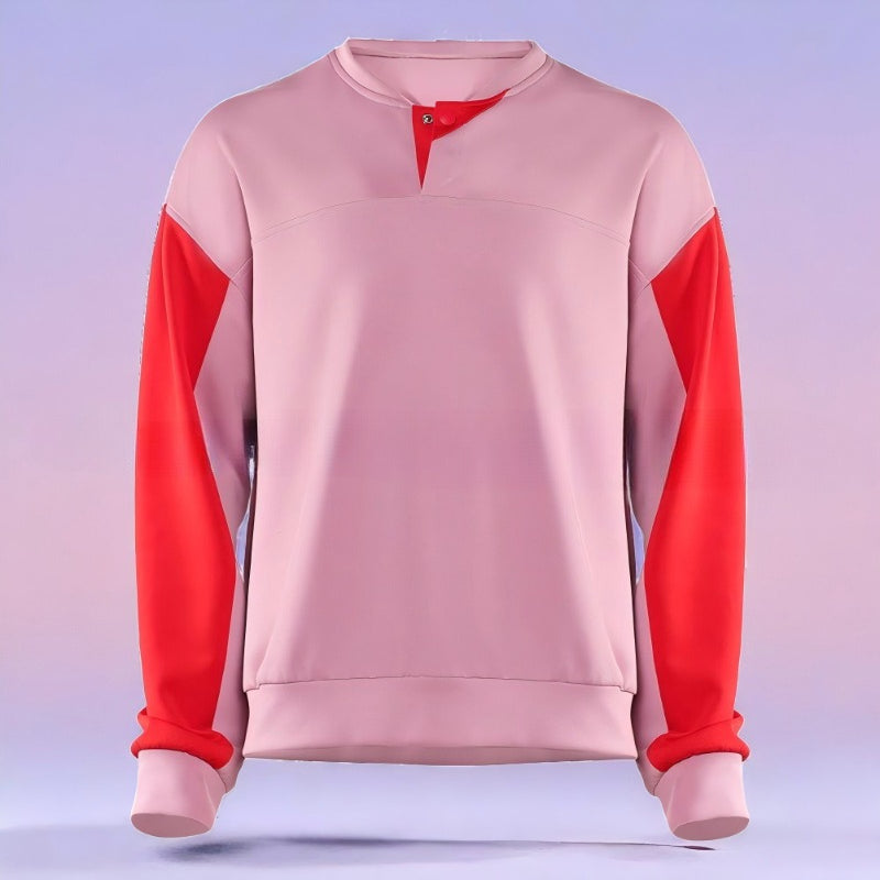 Steve Cosplay Costume Pink Sweatshirt