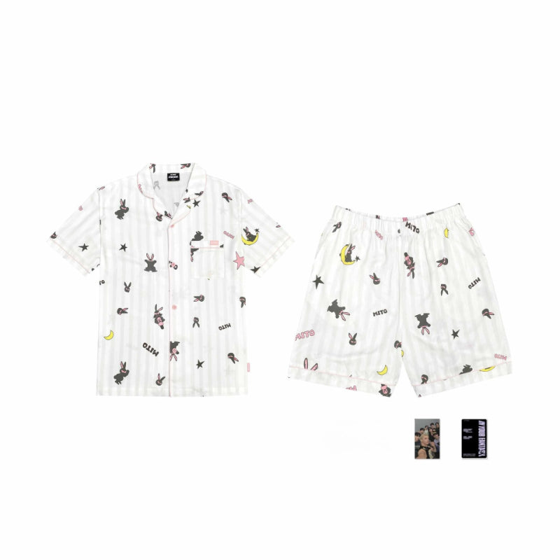 KPOP Mito Short Sleeve Pajamas Two-piece Set