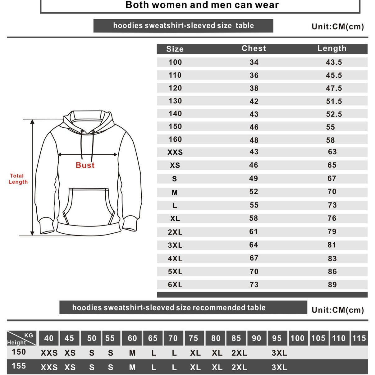 Trendy Anime Digital Print Pullover Hoodie