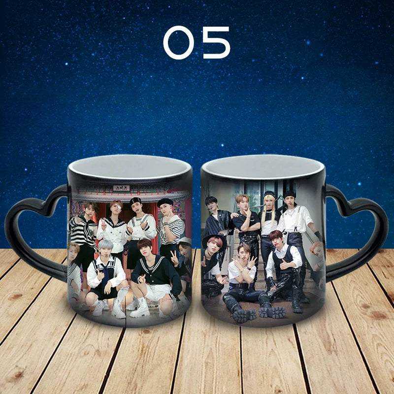 KPOP Pattern Color Changing Mug