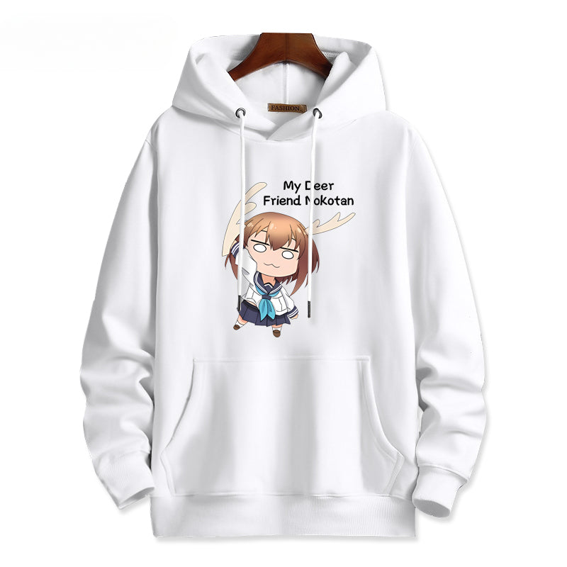 Women's Anime Graphic Print Loose Hoodie