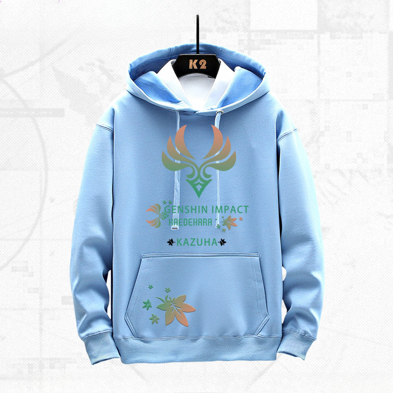 Game Pattern Printed Loose Hoodie