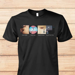 Unisex HS New Album Kiss All The Time Black T-Shirt
