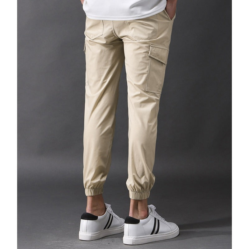 Men's Summer Silk Fabric Casual Pants