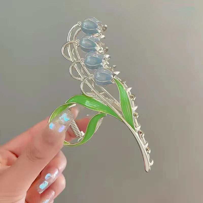 Flower Hairpins Grab Clips