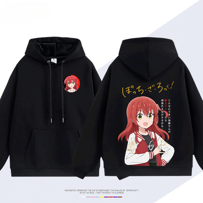 Unisex Anime Hitori Cotton Casual Hoodie