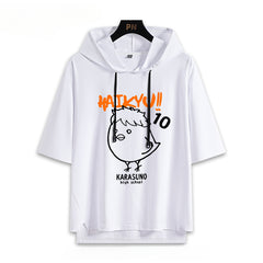 Karasuno High Hinata Hooded T-Shirt