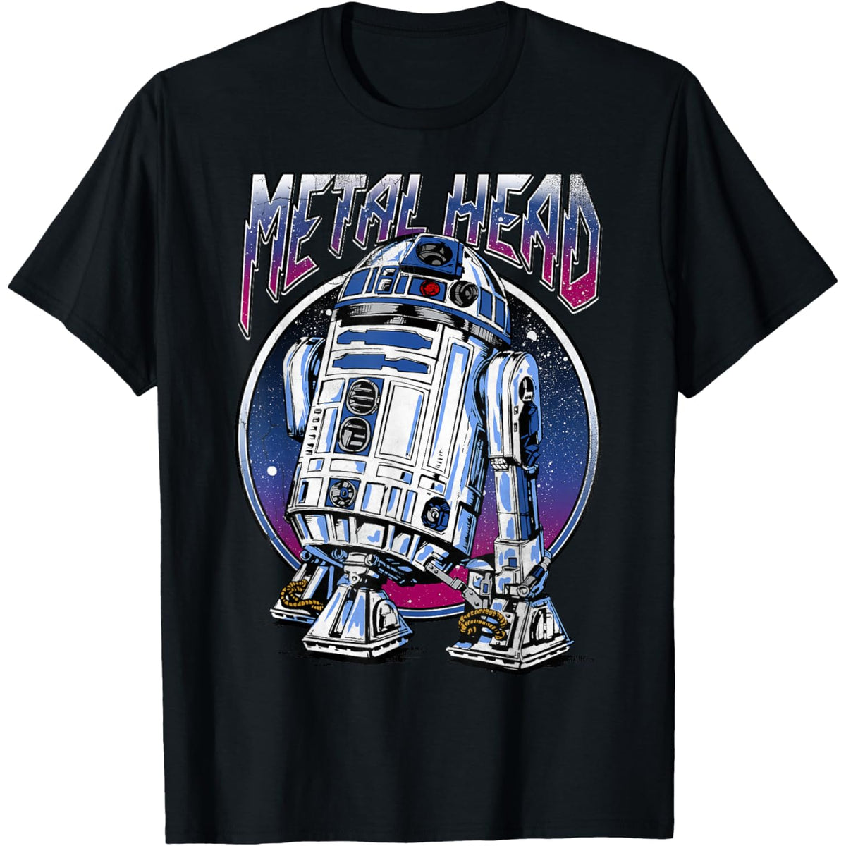 R2D2 Metal Head Vintage T-Shirt