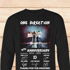 Unisex 1D 15th Anniversary Sweatshirt