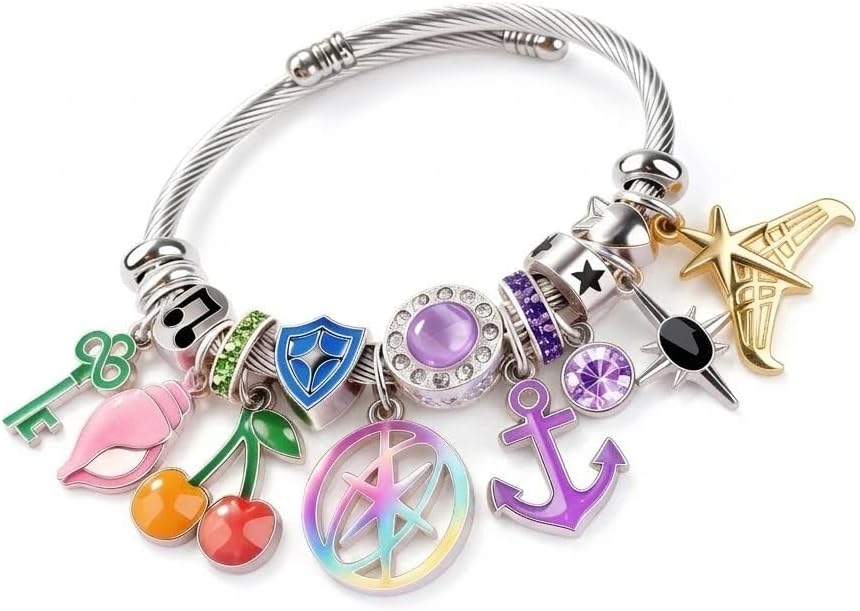 Katseye Charm Pendant Bracelet