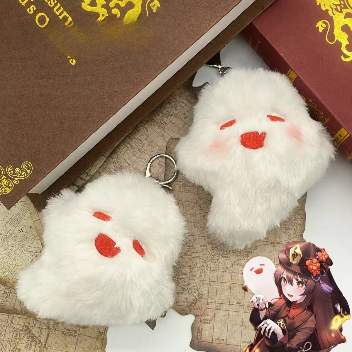 Cute Hutao Bag Keychain Pendant