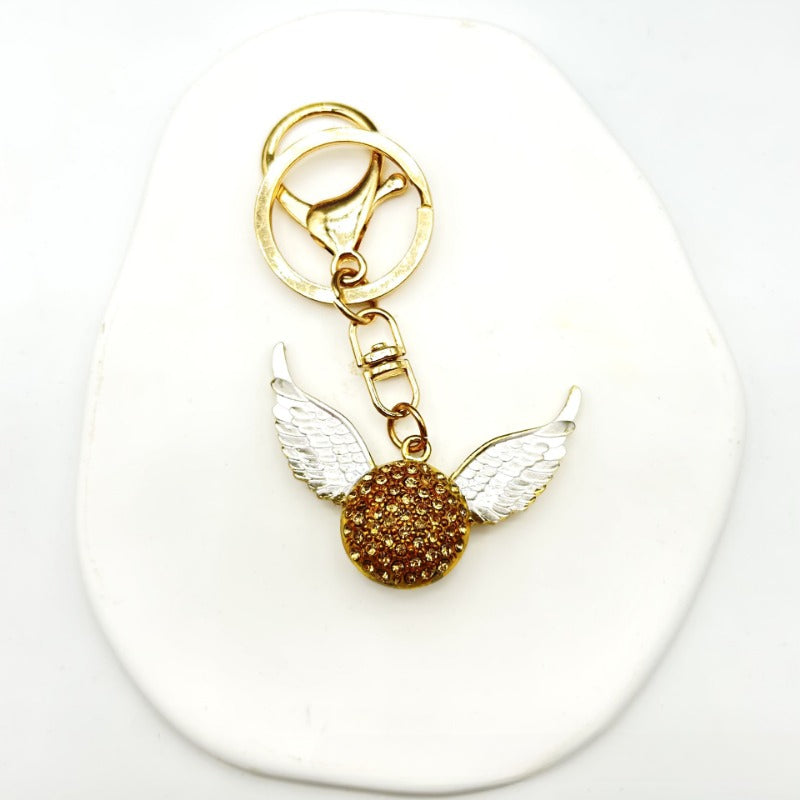 Creative Golden Snitch Alloy Keychain