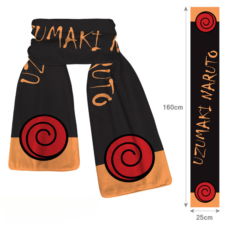 Trendy Anime Soft Plush Scarf