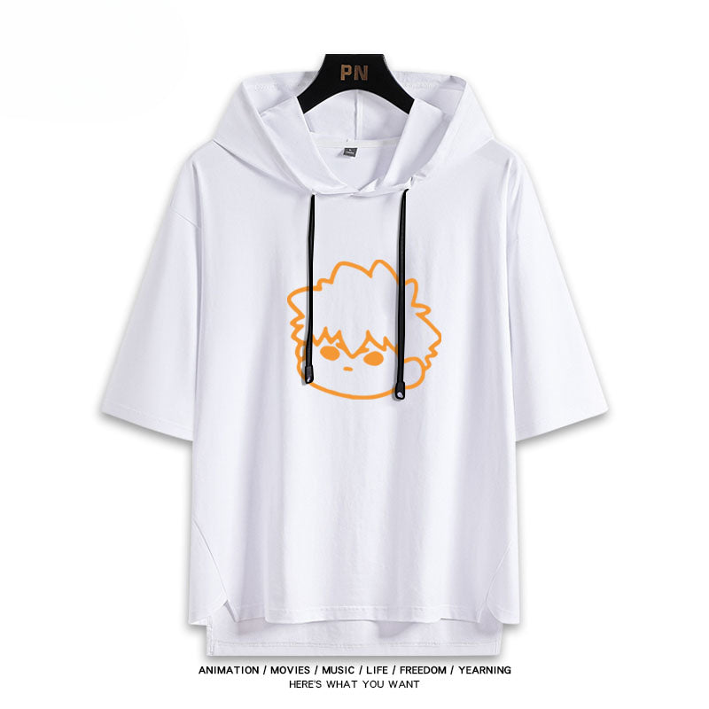Men's and Women's Anime Nagi Hooded T-shirt