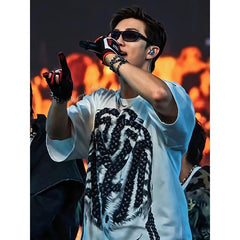 RM Same Style Printed Short-sleeved T-shirt