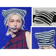 Felix Striped Knitted Hat