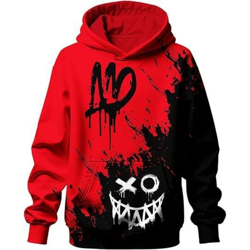 Starry Sky Painted 3D Print Graffiti Hoodie