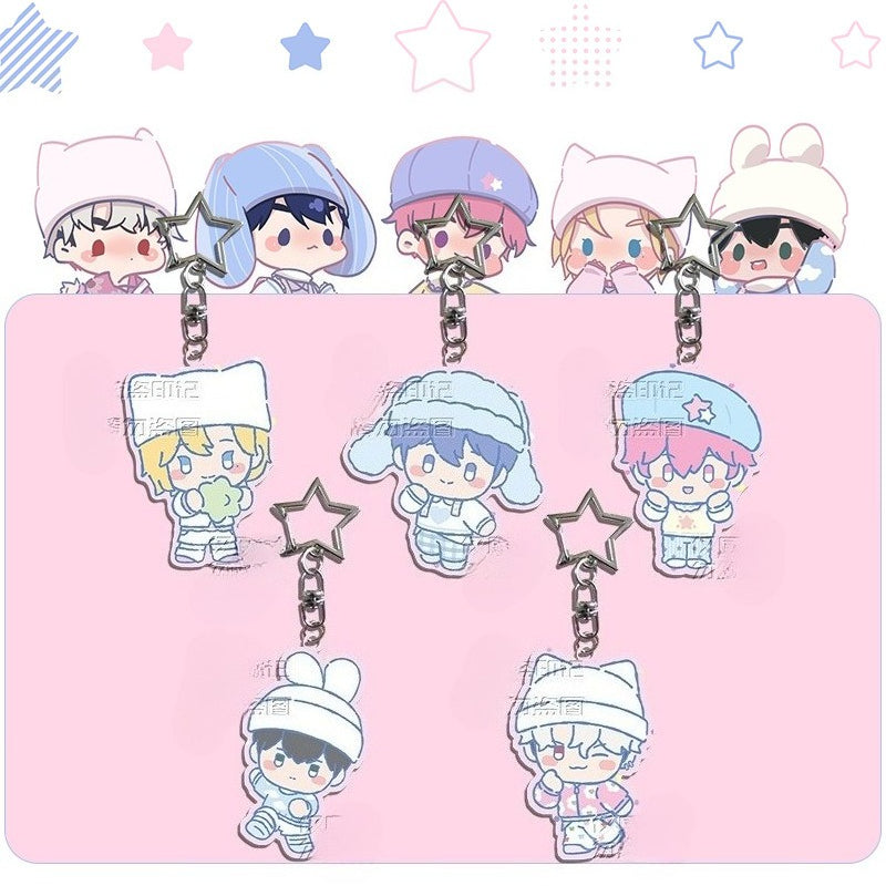 PLAVE "PLBBUU" Cartoon Keychain Set