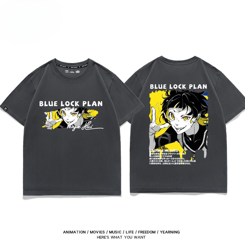 Casual Anime Print Short-sleeved T-shirt