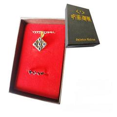 Anime Ring Necklace Jewelry Box Set