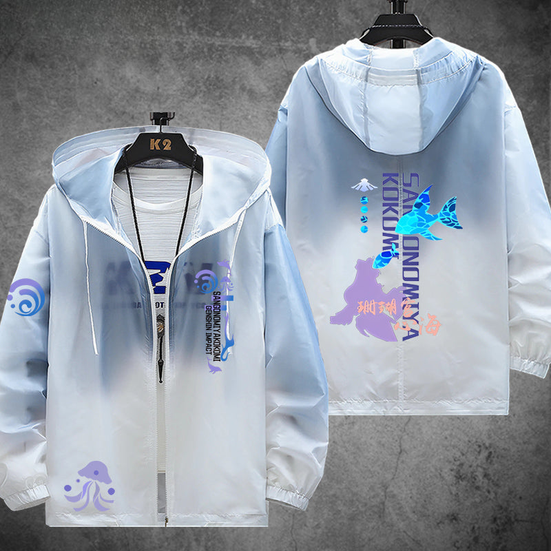 Trendy Game Print Sunscreen Thin Jacket