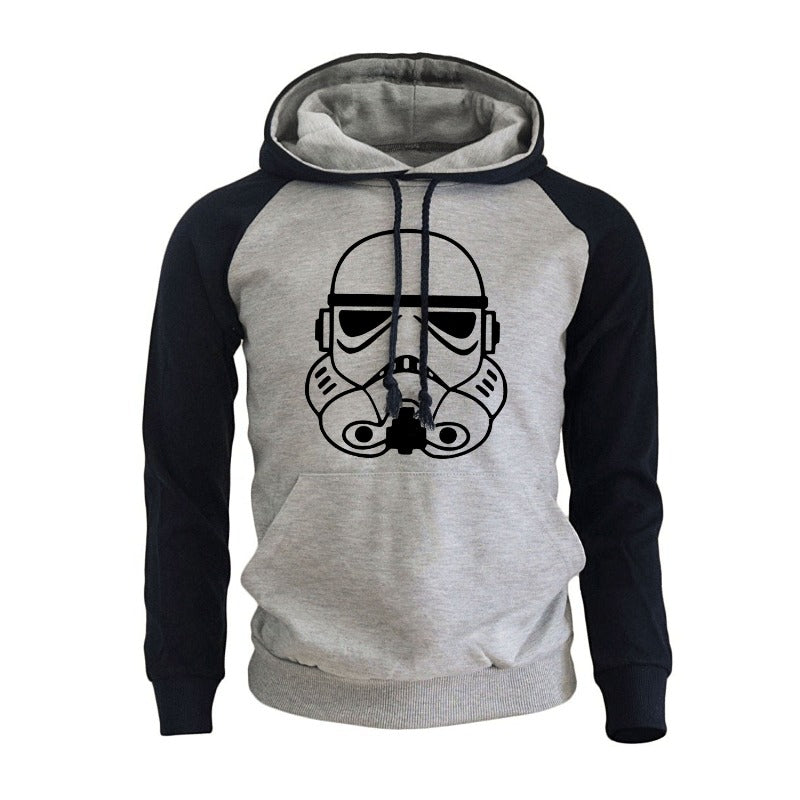 Casual Comic Men's Color Block Hoodie