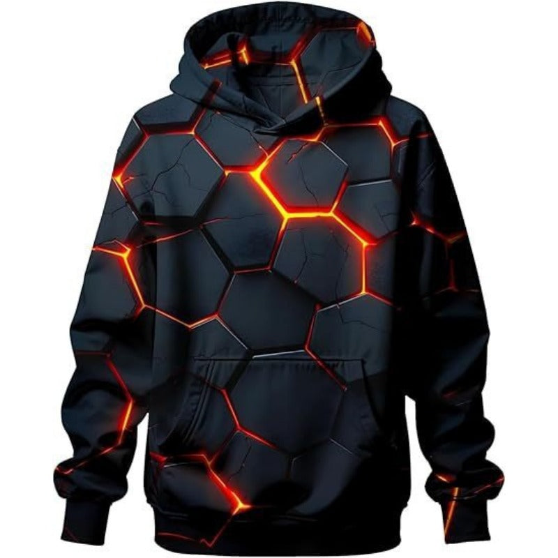 Starry Sky Painted 3D Print Graffiti Hoodie