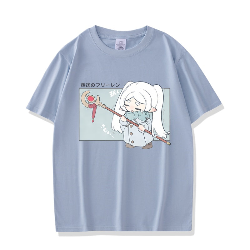 Casual Anime Pattern Short-sleeved T-shirt
