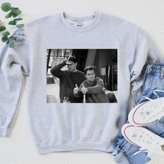 Chandler and Joey Graphic Pullover Sweatshirt