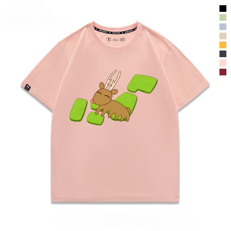Unisex Anime Cos Short-sleeved T-shirt