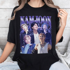 Vintage Namjoon Graphic Printed Tee