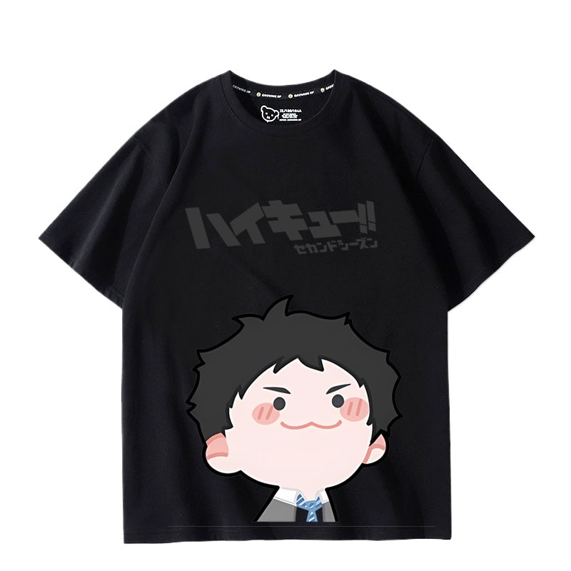 Cute Anime Graphic Short Sleeve T-Shirt