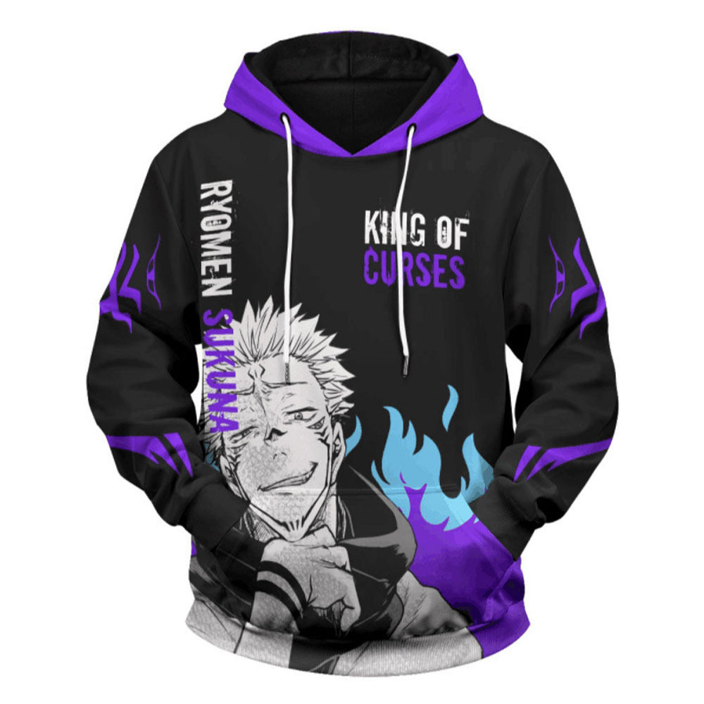 Men's Anime 3D Print Sports Cosplay Hoodie