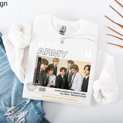 BTS Army Crewneck Sweatshirt Merch