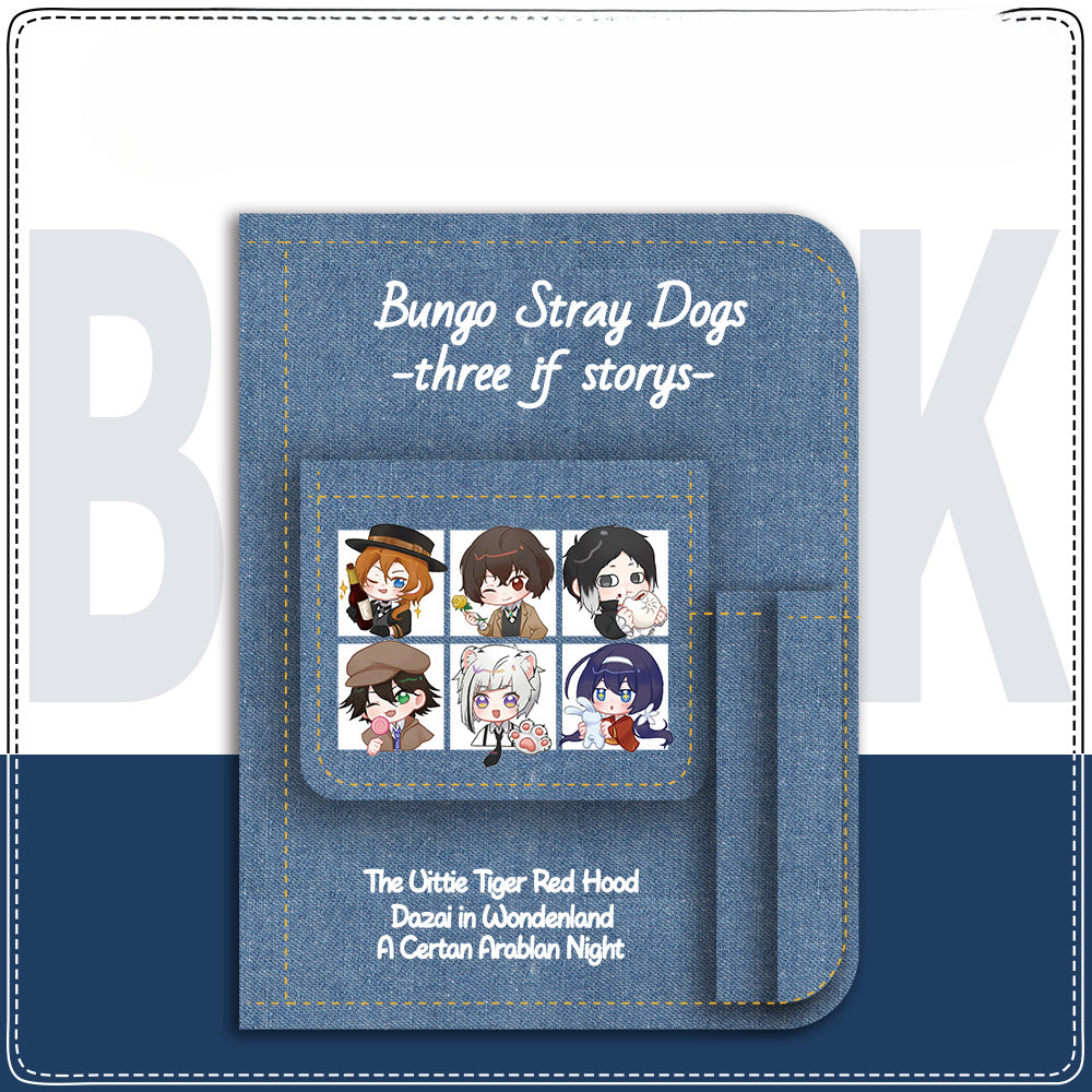Dazai Anime Denim Notebook