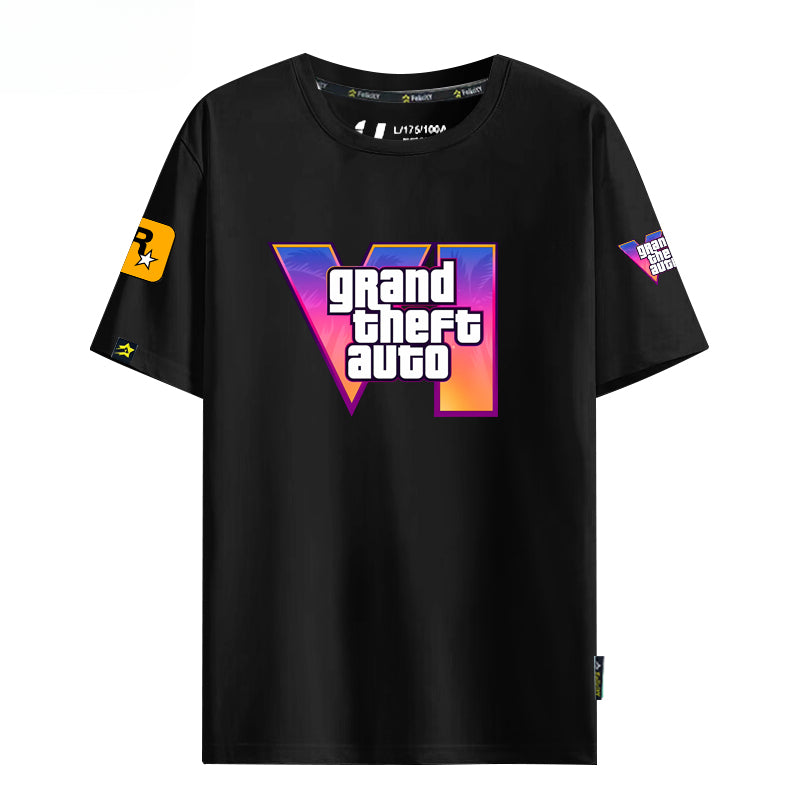 Casual Game R Star Short-sleeved T-shirt