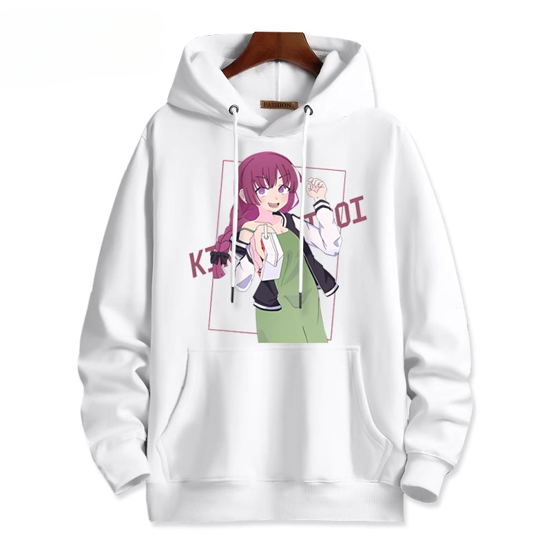 Casual Anime Graphic Print Cos Hoodie