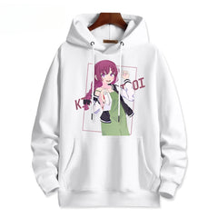 Casual Anime Graphic Print Cos Hoodie
