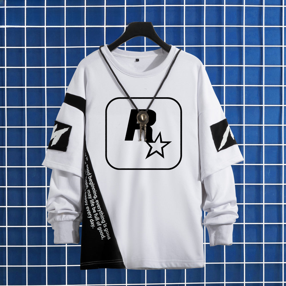 Trendy Game Pullover Crew Neck Sweatshirt