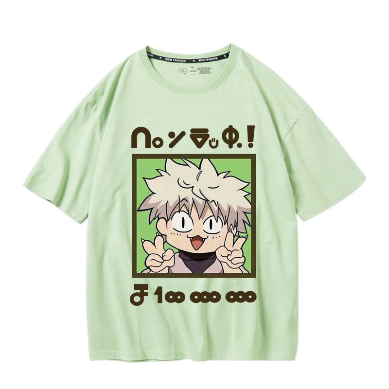 Cute Anime Printed Short-sleeved T-shirt