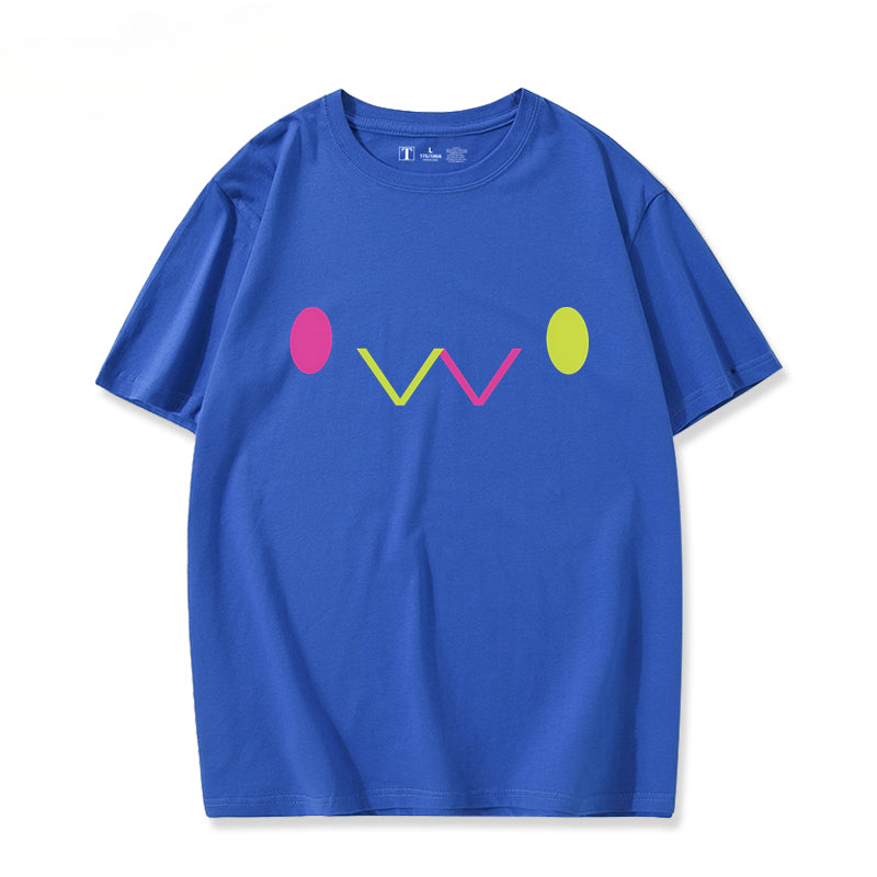 Girls' Vtuber Anime Cos Short-sleeved T-shirt