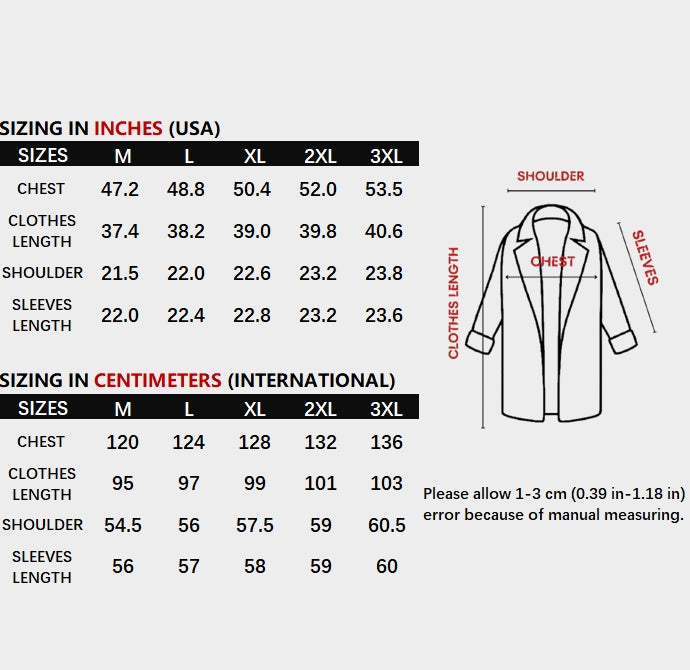 Men's Game ZhongLi Medium Long Trench Jacket