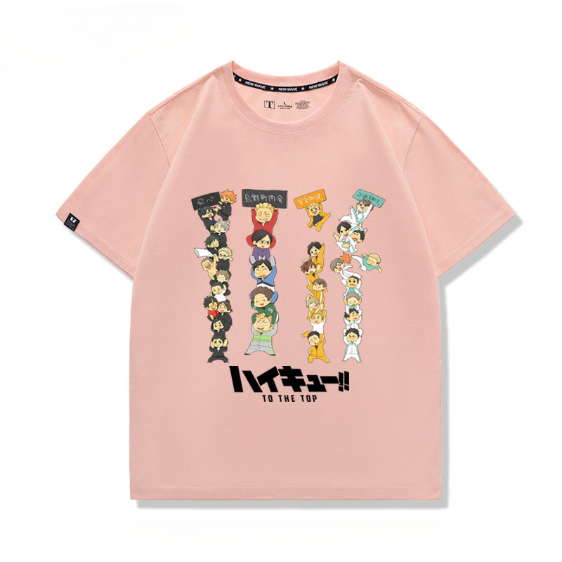 Hinata Anime Loose Short Sleeve T-Shirt